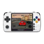 BITTBOY PocketGo v2.1 (Latest Version) - Front view playing NFS