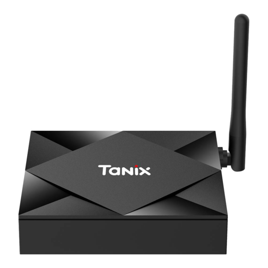 Tanix TX6X Android 10 Smart TV Box - Shown from the front
