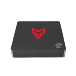 Beelink MII-V Windows 10 HTPC Mini Computer - Flat Front-Facing View showing top
