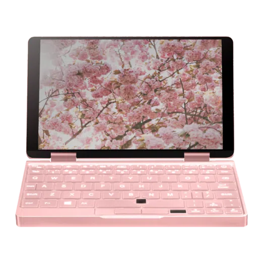 One Netbook Mix 2S Mecow Edition - Front Facing View with Stylus