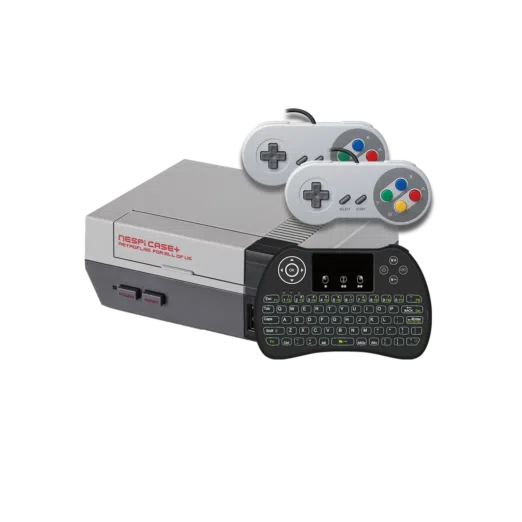 DroiX RetroPie Home Entertainment Gaming System N-LINE - With i9 Mini-Keyboard and SNES Controller
