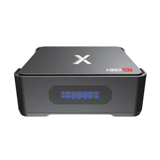 A95X Max 4K Android Powered TV BOX - Front view