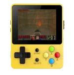 Bittboy LDK Retro Gaming Console Yellow - Playing DOOM