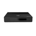 A95X F2 Android 9 Pie Smart TV BOX - Front View showing LCD Screen