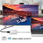 DroiX FX3 USB Type-C Hub Outputting a 4K*2K Resolution Image