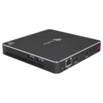 Beelink T45 Windows 10 Home HTPC Mini Computer with Intel Processor showing rear I/O of the item