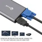 DroiX FX8 USB Type-C Hub 4K UHD HDMI Port and VGA Port Output