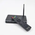 DroidBOX T8 Mini top view and remote