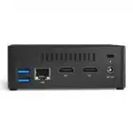 Beelink X55 Windows 10 Home Mini Computer showing Rear I/O with 2x USB 3.0, RJ45 LAN Port, 2x HDMI 1.4 Ports and Power Port