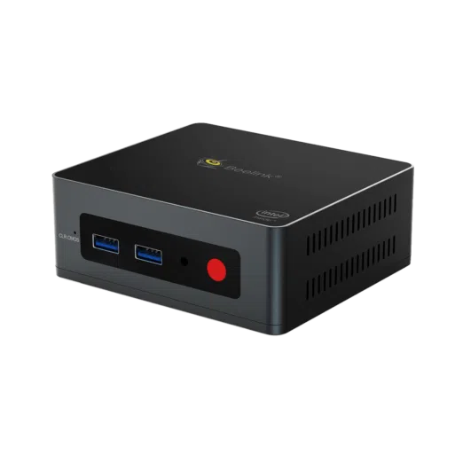 Beelink GK Mini Intel NUC Windows PC - Shown from the front at an angle