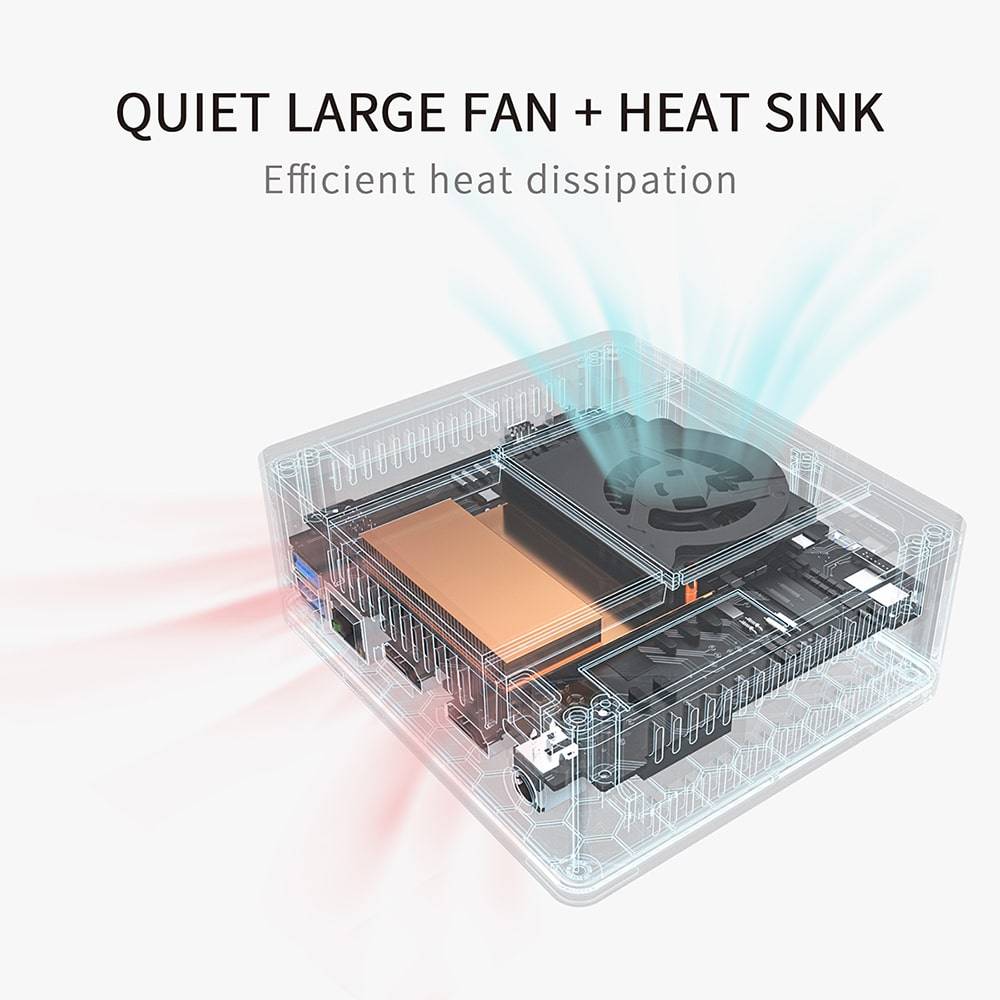 Beelink GK35 6 Beelink GK35 Intel Mini PC Cooling features