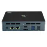 Beelink GTi 10 Windows Intel NUC Mini PC   Showing from the rear IO with dual ethernet ports hdmi dp and usb ports
