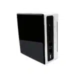 DroiX PROTEUS G4 Intel NUC Mini PC shown from the side with both top and rear io visible