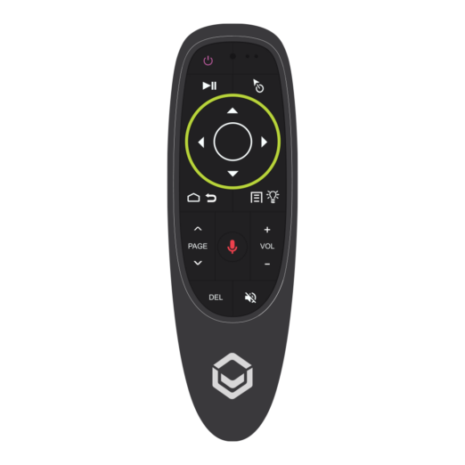 DroiX G10S Backlit Air Mouse   Shown from the Front