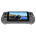 Front facing picture showing the GPD WIN 3 in silicon casing