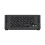 MINISFORUM H31 Mini PC - Shown from side with MicroSD Card Slot and Audio Output