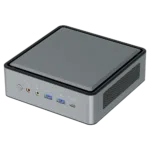MinisForum HM50 Ryzen Mini PC for Home - Shown from the front at angle