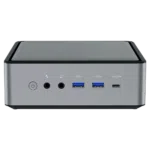 MinisForum EliteMini HM80 Ryzen PC shown from front