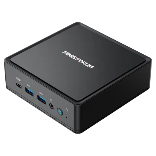 MinisForum JB95 Windows 10 HTPC - Shown from the front