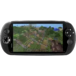 MOQi I7s Android Gaming Smartphone - Front facing playing Minecraft