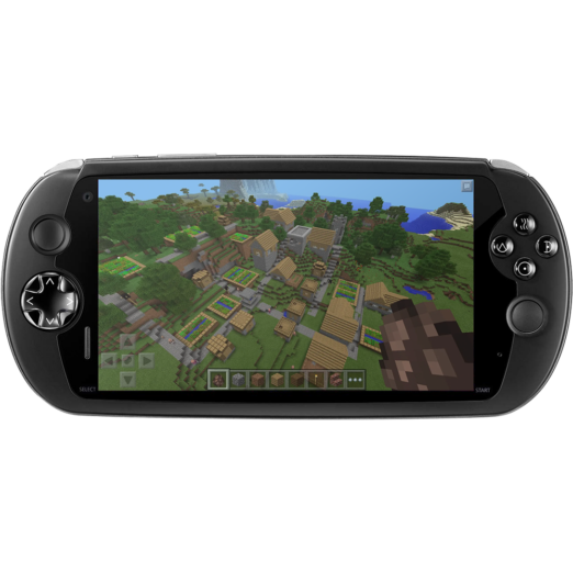 MOQi I7s Android Gaming Smartphone - Front facing playing Minecraft