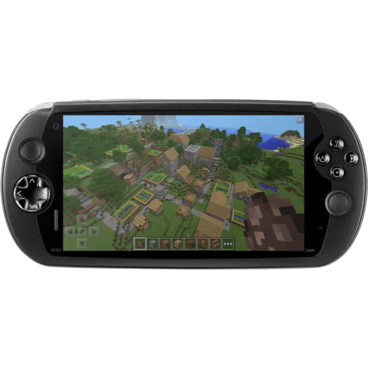 MOQi I7s Android Gaming Smartphone - Front facing playing Minecraft