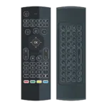 DroiX MX3-L Backlit Air-Mouse - Shown from front and back