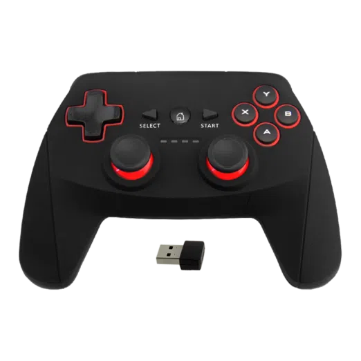 DroiX R1 Gamepad with Dongle - Shown from the Front