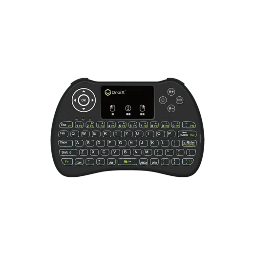 DroiX i9 Mini Keyboard - Shown from Front