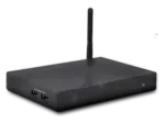 DroidBOX M5 Android Set Top Box left and front view
