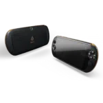 MOQi i7 Android Smartphone Handheld - Front view showing the console from the front and back