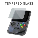 RG300 OpenDingux Retro Gaming Portable Handheld - Transparent Showcasing Tempered Glass