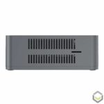Beelink U55 Windows 10 Mini PC   Side View showing Air Vents and MicroSDTF Card Reader