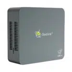 Beelink U57 Windows 10 Intel NUC Mini PC - Showing Top Cover with Beelink and Intel Logo
