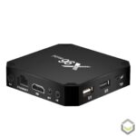 X96 Mini Android 7 Nougat Smart TV BOX - Showing 2x USB 2.0 Ports, Micro SD/TF Card, AV/CO-AX, HDMI 2.0, RJ45 Ethernet Port and Power Port