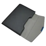 GPD POCKET 3 leather case angle view of opened case