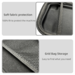 Durable ANBERNIC RG552 case with a stylish honeycomb pattern providing robust protection and a secure grip for your handheld gaming console