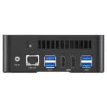 MinisForum UM690 showing ports of the device