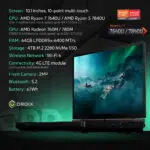 The GPD Win Max 2 2023 is a powerful handheld gaming PC with a 101 inch 10 point multi touch display It features up to 64GB RAM up to 4TB SSD NVMe storage and is powered by a Ryzen 7 7840U CPU with an AMD Radeon 780M GPU The device supports WiFi 6 a 4G LTE module for connectivity and Bluetooth 52 showcasing its advanced hardware and connectivity options