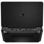 GPD WIN Mini back view showing the ports