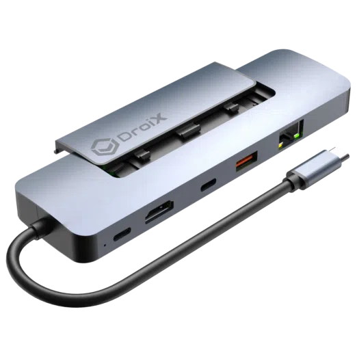 DroiX NH8 USB Hub with NVMe Render