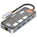 DroiX NT8 Clear USB Hub Render