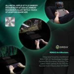 The GPD Win Max 2 2024 showcases an all metal Apple style unibody design crafted from 6061 aluminum emphasizing durability and sleek aesthetics It integrates RDNA3 architecture for its graphics ensuring high performance gaming and visual processing capabilities