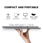 The PM13s build quality showing how thin light and wonderful it is