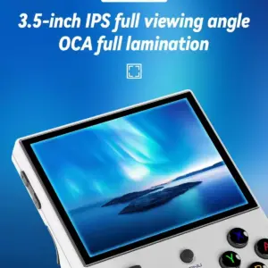 ANBERNIC RG35XX Plus 2 Anbernic RG35XX Plus: 3.5-inch IPS display with OCA full lamination, 640x480 resolution, and vibrant colors for immersive gaming experiences.