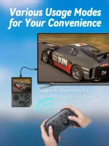 ANBERNIC RG35XX Plus 7 Anbernic RG35XX Plus: Features HDMI output for connecting to larger screens, expanding your gaming experience from handheld to home console.