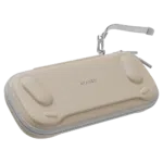 AYANEO 3 Carrying Cases – Protective hard-shell cases designed for the AYANEO 3 handheld gaming console, featuring a durable exterior, secure zipper closure, and ergonomic contours for a perfect fit. Available in black and retro beige color options.